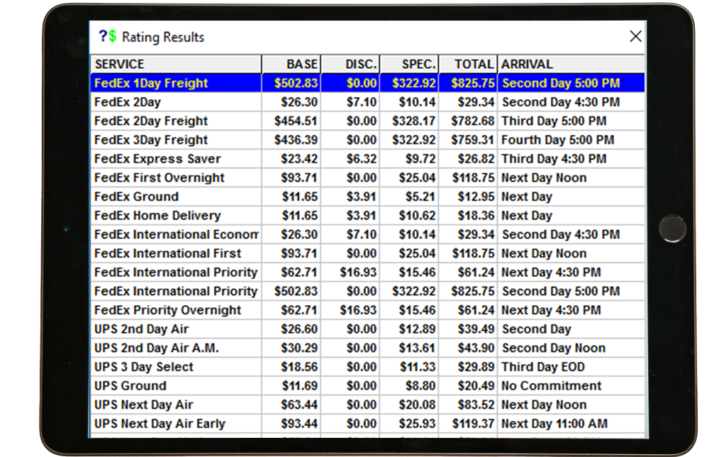 multi-carrier shipping software